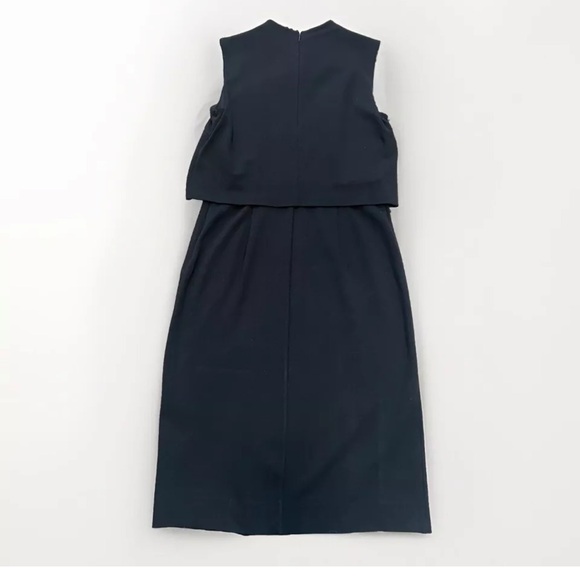 Diane Von Furstenberg Dresses & Skirts - DVF Tali Dress Sz 12 Black Sleeveless Stretch OverTop Mock Neck d359